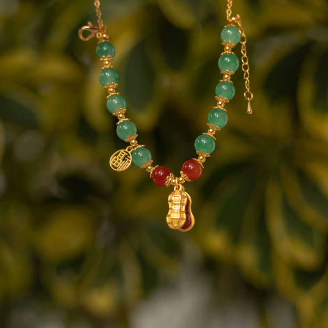 BRAZALETE JADE HETIANO PARA LA SUERTE Y PROTECCIÓN