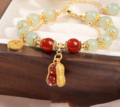 BRAZALETE JADE HETIANO PARA LA SUERTE Y PROTECCIÓN