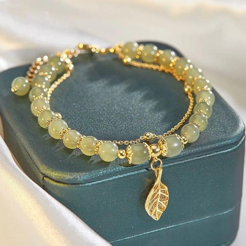 Pulsera de oro Jade