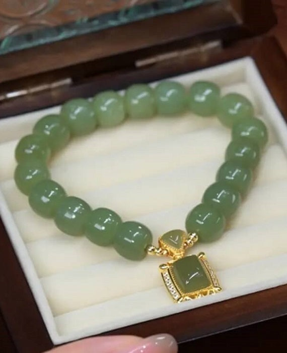 PULSERA JADE ESMERALDA