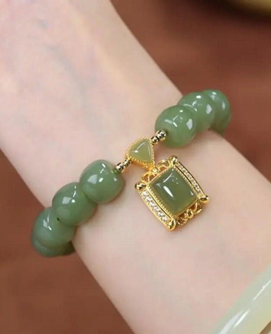 PULSERA JADE ESMERALDA