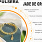 Pulsera de oro Jade